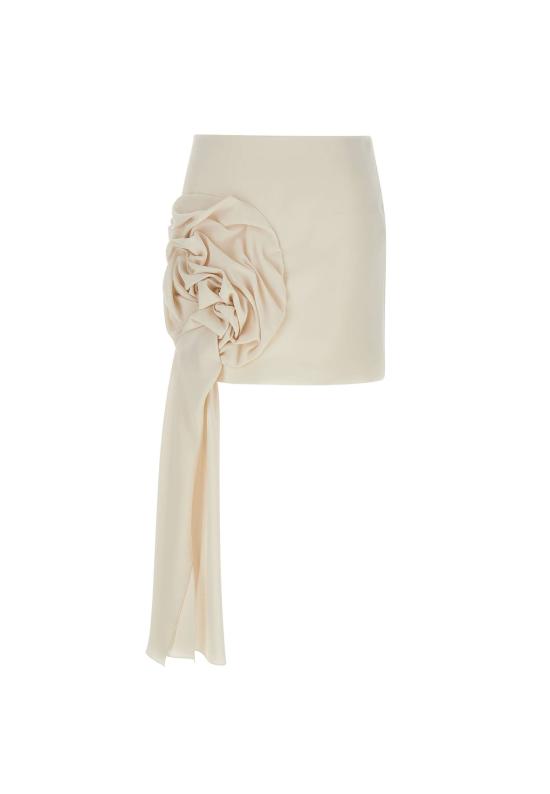 25SS EMILY RATAJKOWSKI X MARELLA 숏 스커트 2513101018200 001 White