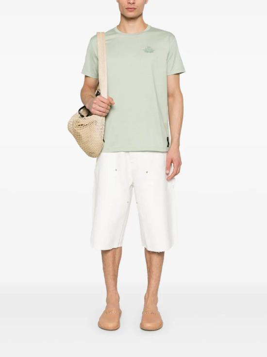  펜디 반팔 티셔츠 FY1319AU9A mint - FENDI