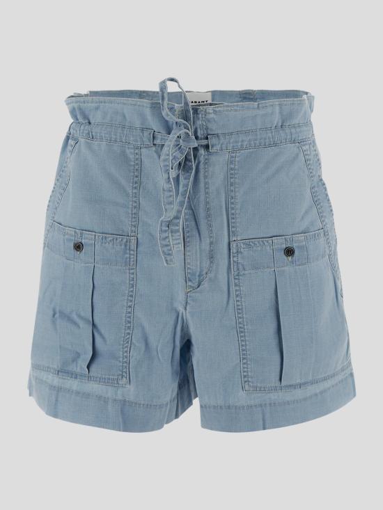 25SS 이자벨마랑에뚜왈 데님 숏팬츠 SH0209FA C1I01E30LU Blue