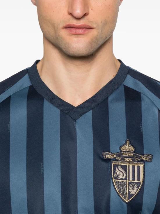  펜디 반팔 티셔츠 FAF747AU8T indigo - FENDI