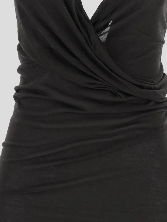 25SS 릭 오웬스 미디 원피스 RP01E7552 JS09 Black - RICK OWENS