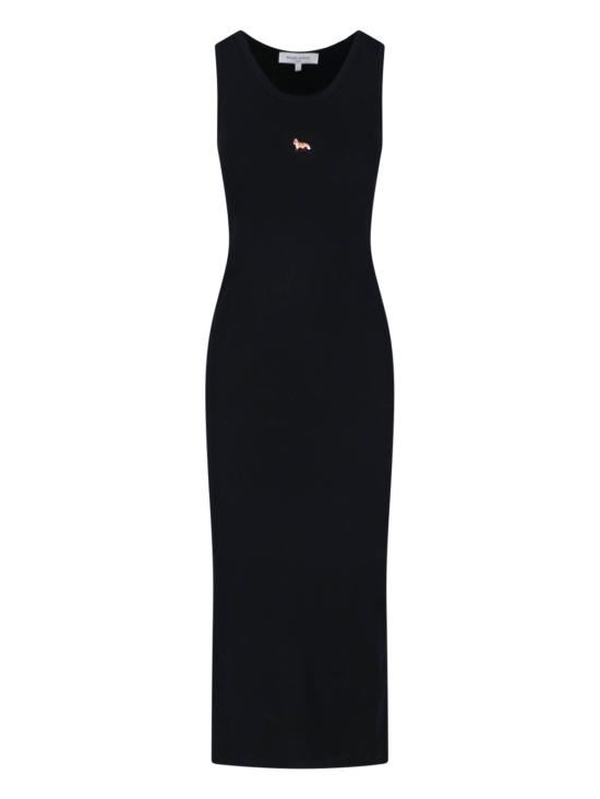 24FW 메종키츠네 롱 원피스 MW01602KJ0125 P199 Black