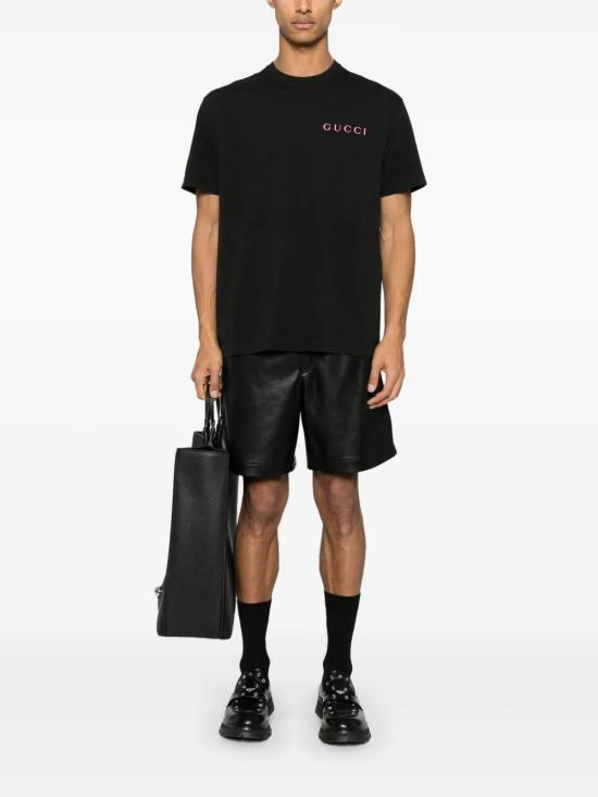  구찌 반팔 티셔츠 796395XJG7W black - GUCCI