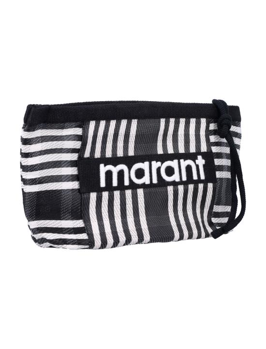 25SS 이자벨마랑 클러치/파우치 PO0001FAA1X17M BKWH Nero - ISABEL MARANT