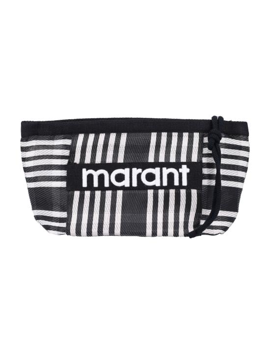 25SS 이자벨마랑 클러치/파우치 PO0001FAA1X17M BKWH Nero