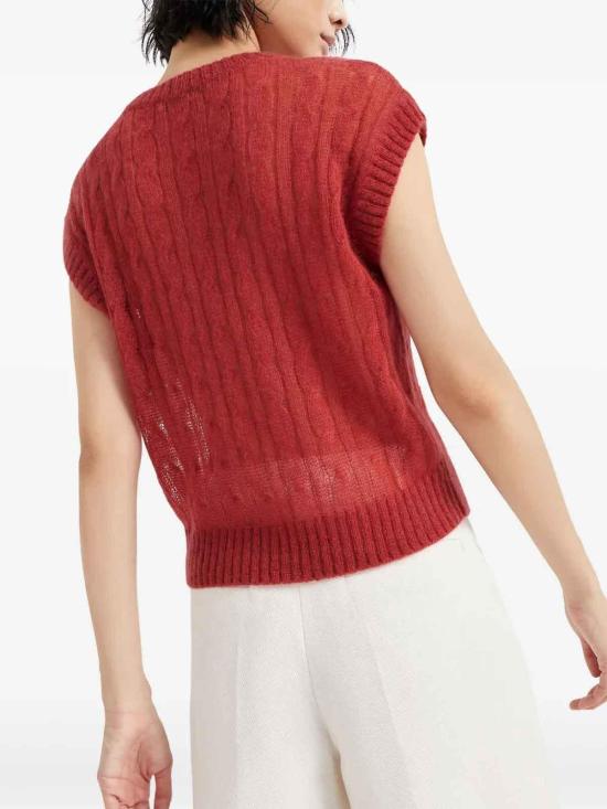  브루넬로 쿠치넬리 스웨터 M2I778100C7901 Red - BRUNELLO CUCINELLI