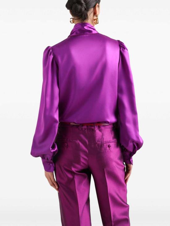  돌체앤가바나 블라우스 F5T17TFU1AUF0718 Purple - DOLCE & GABBANA