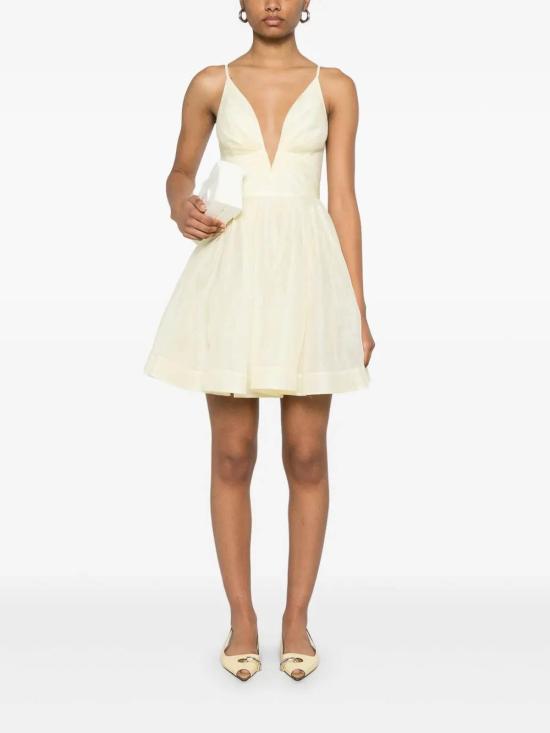  짐머만 숏 원피스 4398DS251LEM Yellow - ZIMMERMANN