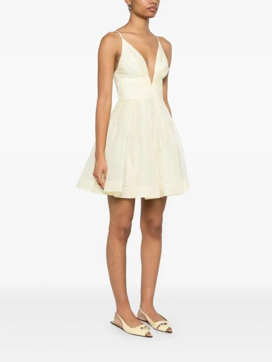  짐머만 숏 원피스 4398DS251LEM Yellow - ZIMMERMANN