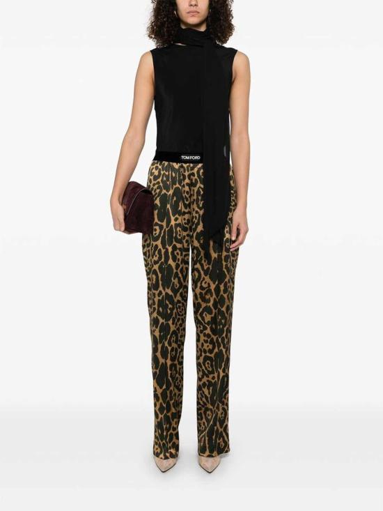  톰포드 팬츠 FAP225PAW397KB359 Animal Print - TOMFORD