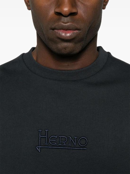  에르노 긴팔 티셔츠 JG000231U50017 midnight blue - HERNO