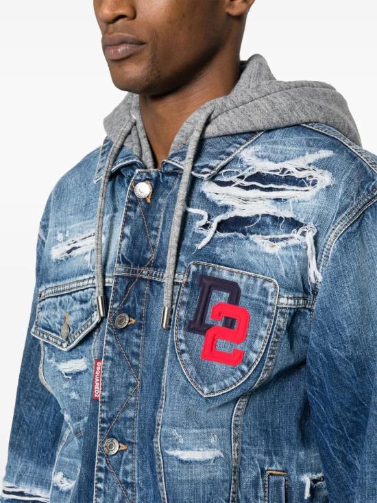  디스퀘어드2 데님 자켓 S74AM1465S30309 blue - DSQUARED2
