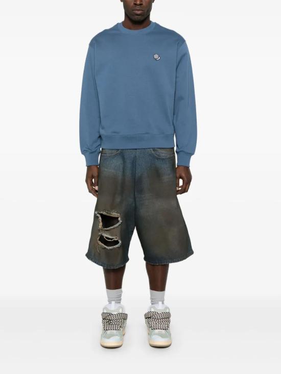  겐조 긴팔 티셔츠 FF55SW2654MF blue - KENZO