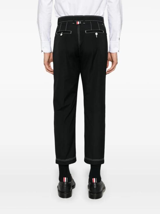  톰브라운 치노 팬츠 MTU334S04502 black - THOM BROWNE