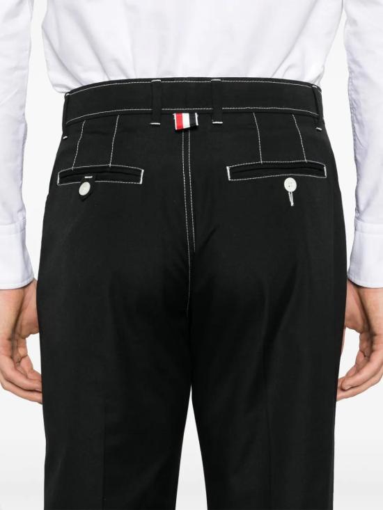  톰브라운 치노 팬츠 MTU334S04502 black - THOM BROWNE