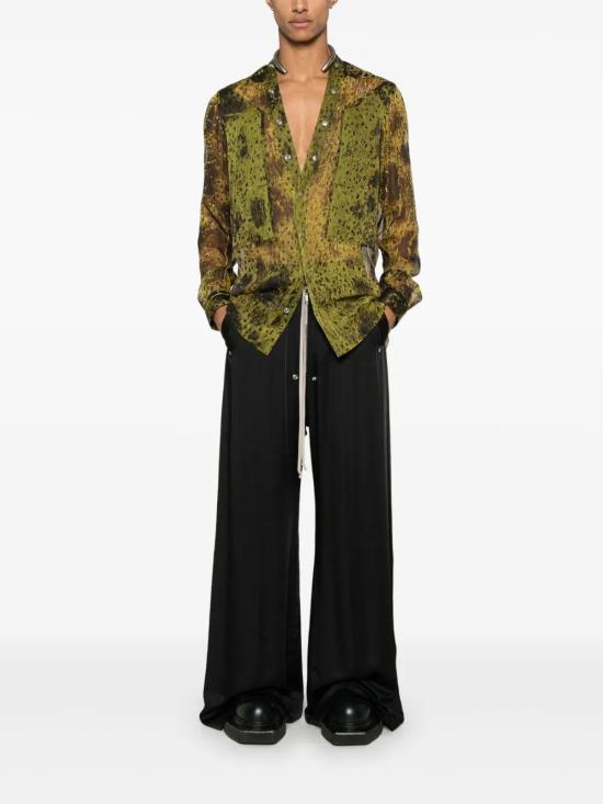  릭 오웬스 긴팔 셔츠 RU01E5287SP1 green - RICK OWENS