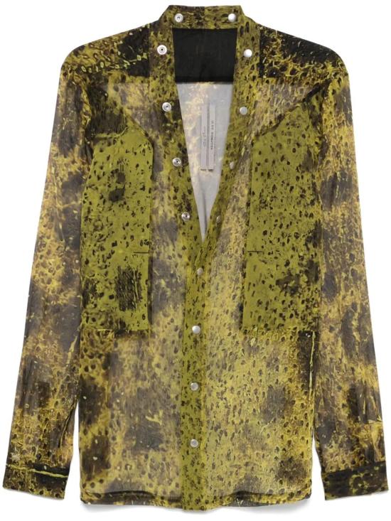  릭 오웬스 긴팔 셔츠 RU01E5287SP1 green