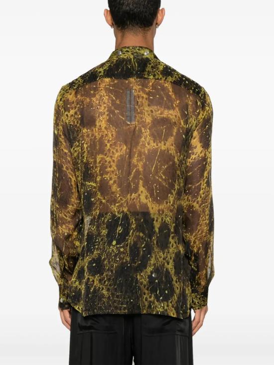  릭 오웬스 긴팔 셔츠 RU01E5287SP1 green - RICK OWENS