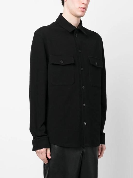  생로랑 긴팔 셔츠 733760Y37GV black - SAINT LAURENT