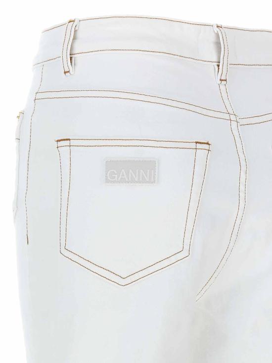  가니 스트레이트 팬츠 J1659151 White - GANNI