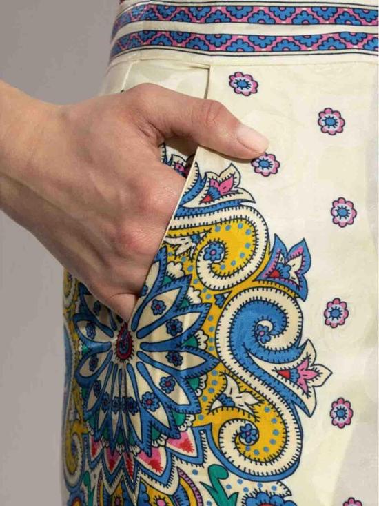  에트로 팬츠 AQ115WREA0014X0800 Cream - ETRO