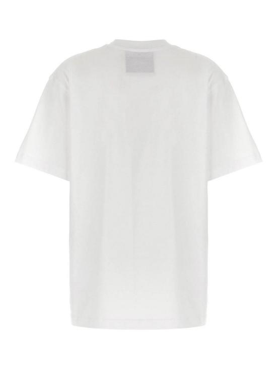  모스키노 반팔 티셔츠 070602411001 White - MOSCHINO