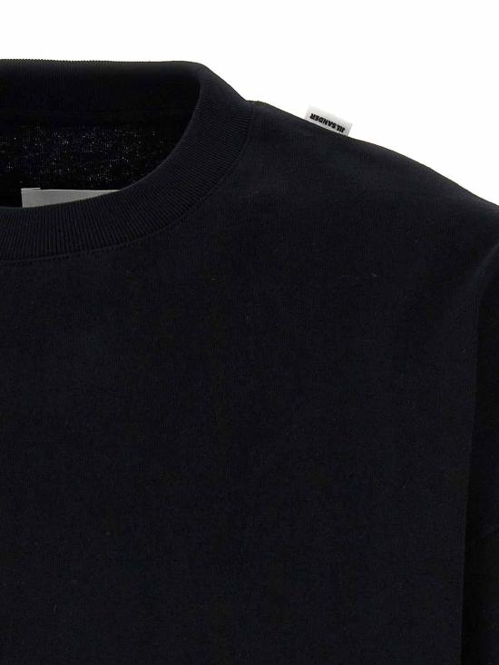 질샌더 반팔 티셔츠 J22GC0195J20244001 Black - JIL SANDER