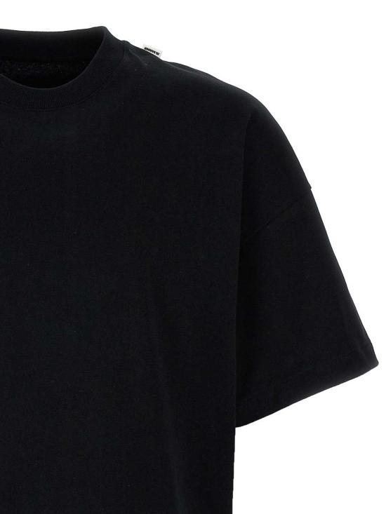  질샌더 반팔 티셔츠 J22GC0195J20244001 Black - JIL SANDER