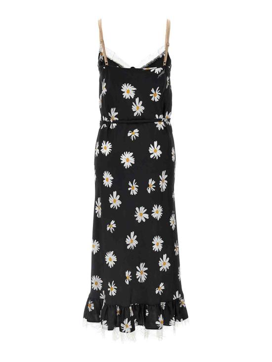  모스키노 롱 스커트 042205611555 Black - MOSCHINO