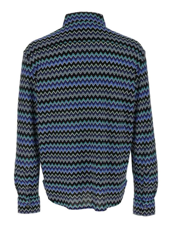 25SS 미소니 긴팔 셔츠 US25SJ0KBR010USM9KW Multicolour - MISSONI