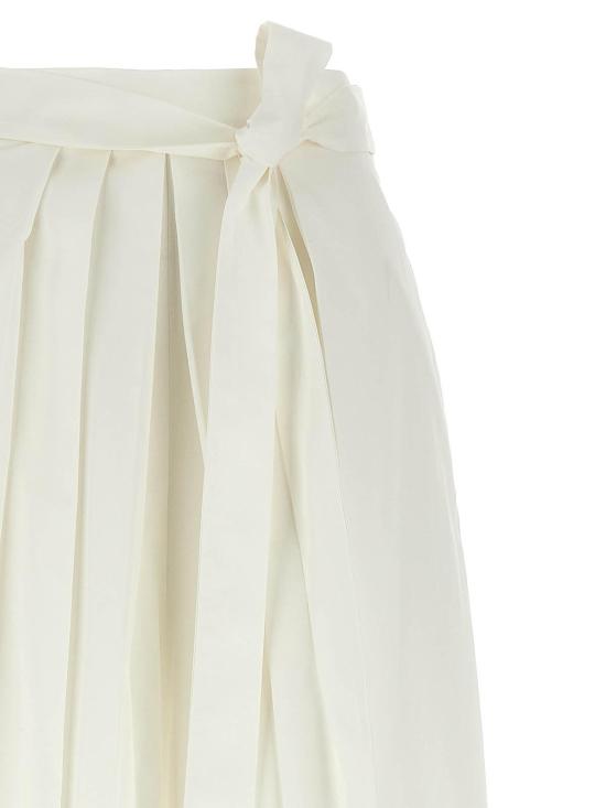  파비아나 필리피 스트레이트 팬츠 PAD265F381D61421 White - FABIANA FILIPPI