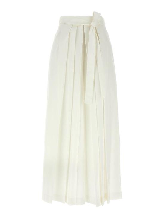  파비아나 필리피 스트레이트 팬츠 PAD265F381D61421 White