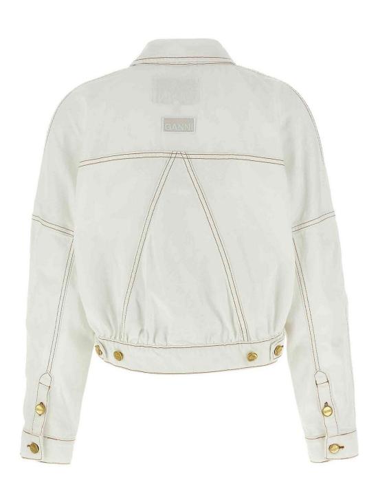  가니 데님 자켓 J1658151 White - GANNI