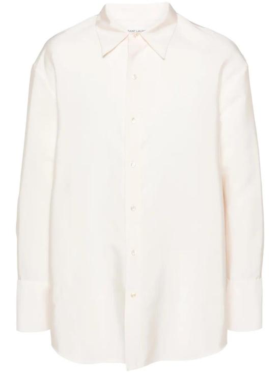  생로랑 긴팔 셔츠 788143Y6D38 ivory