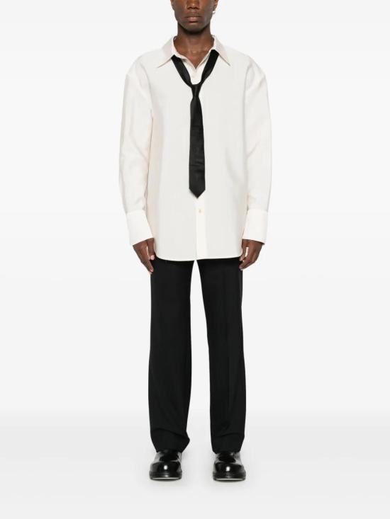  생로랑 긴팔 셔츠 788143Y6D38 ivory - SAINT LAURENT