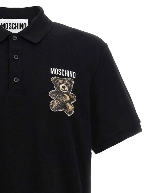  모스키노 폴로 티셔츠 160102421555 Black - MOSCHINO
