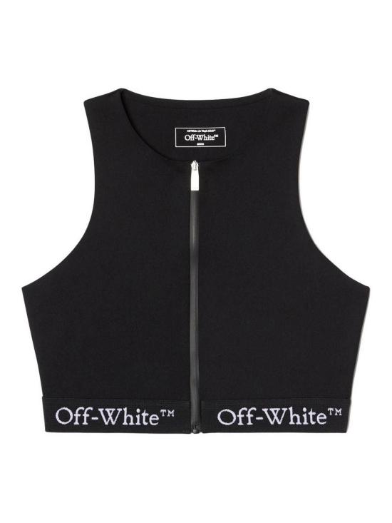  오프화이트 민소매 티셔츠 OWVO056S25JER0011000 Black