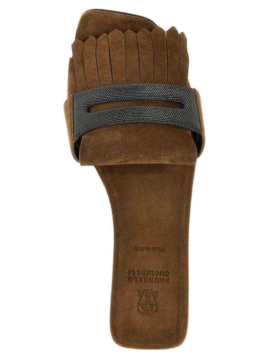  브루넬로 쿠치넬리 뮬/슬리퍼 MZSFC2873C7495 Beige - BRUNELLO CUCINELLI