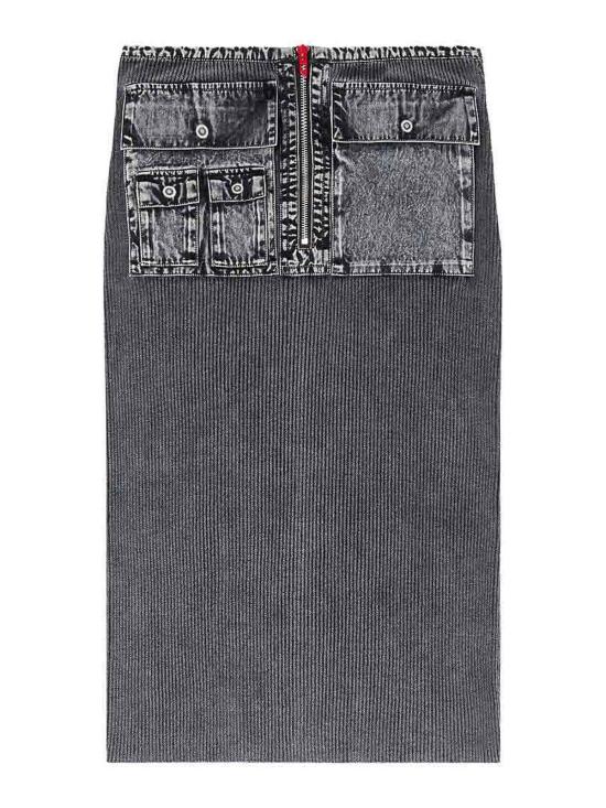  디젤 데님 스커트 0QMANA17470900 Grey