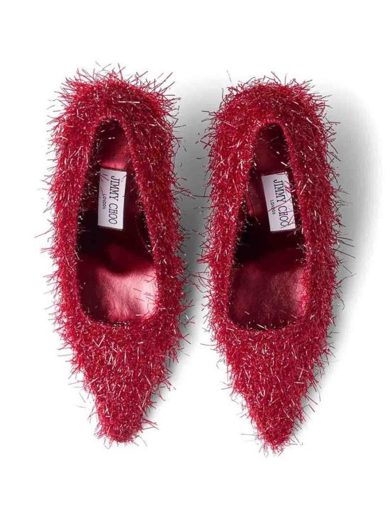  지미추 힐/펌프스 IXIA80TINSELRUBRE Red - JIMMY CHOO