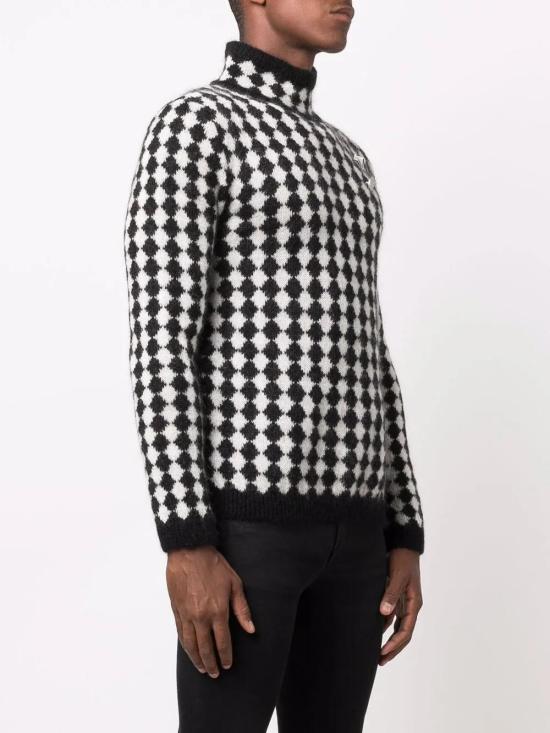  생로랑 스웨터 665881Y75DC black - SAINT LAURENT