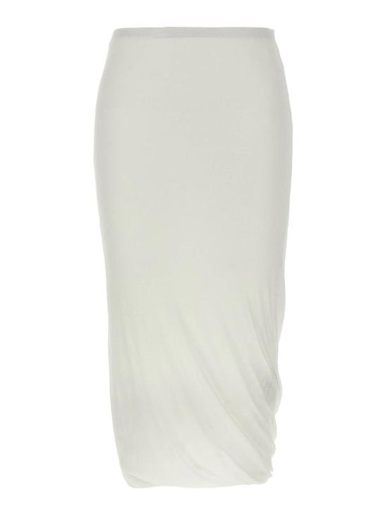  질샌더 미디 스커트 J02MA0274J20249100 White