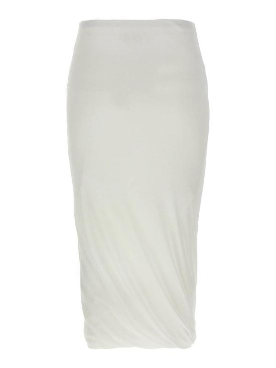  질샌더 미디 스커트 J02MA0274J20249100 White - JIL SANDER
