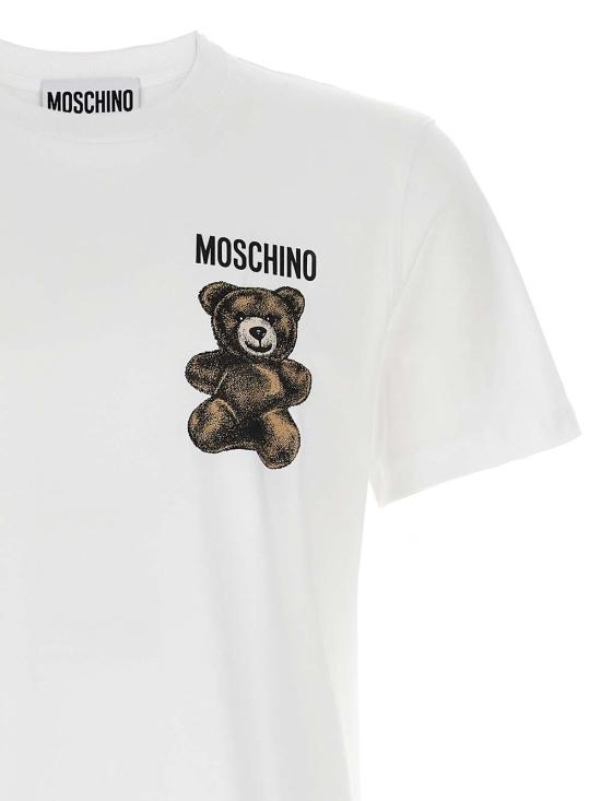  모스키노 반팔 티셔츠 071102411001 White - MOSCHINO