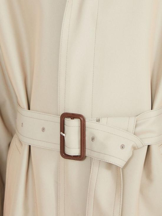 24FW 마르지엘라 트렌치 코트 S50AH0132 S54694 801 STONE - MAISON MARGIELA