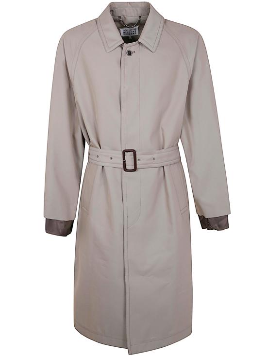 24FW 마르지엘라 트렌치 코트 S50AH0132 S54694 801 STONE - MAISON MARGIELA