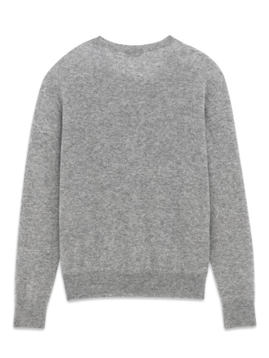  생로랑 긴팔 티셔츠 780075Y76LZ grey - SAINT LAURENT