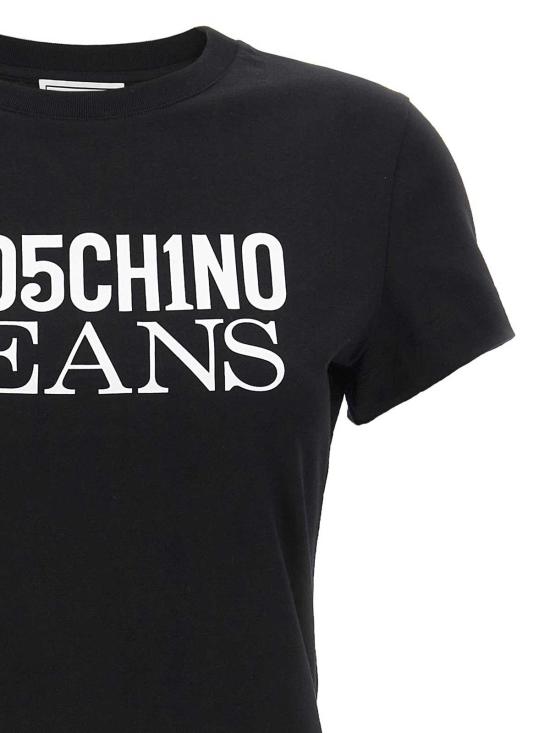 25SS 모스키노 반팔 티셔츠 070432293555 Black - MOSCHINO