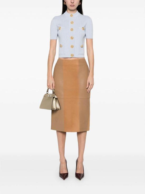  발망 스웨터 EF1KL023KB076AC Blue - BALMAIN