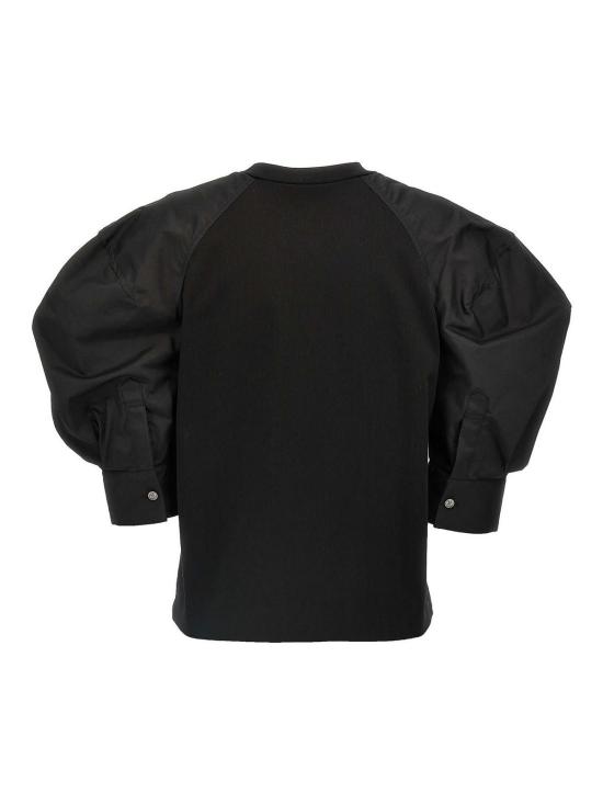  사카이 벌룬 숏 슬리브 티셔츠 2507767001 Black - SACAI